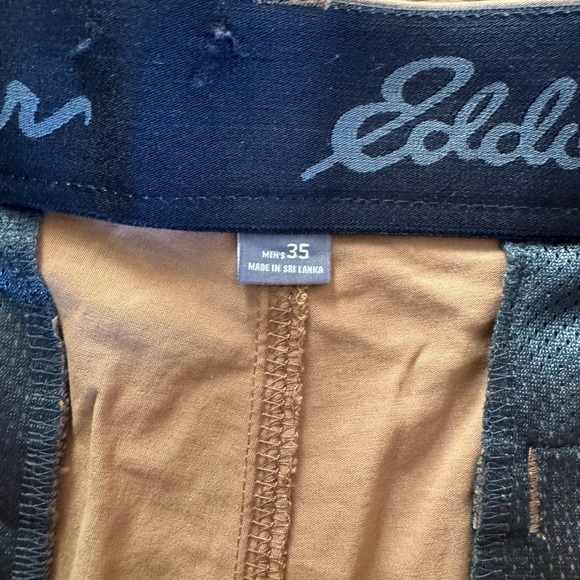 Eddie Bauer Nylon Zipper Pocket Flat Front Short / 35 - Picture 10 of 11